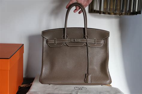 HERMES Togo Birkin 35 Etoupe 1335177 